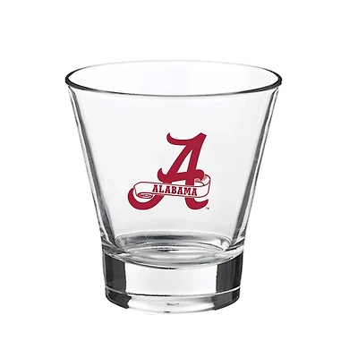 Alabama Crimson Tide 12oz Slant Vault Rock Glass