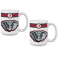 Alabama Crimson Tide 15oz Classic Coffee Mug Two-Pack