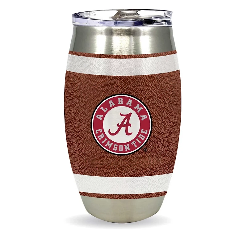Alabama Crimson Tide 15oz Football Tumbler