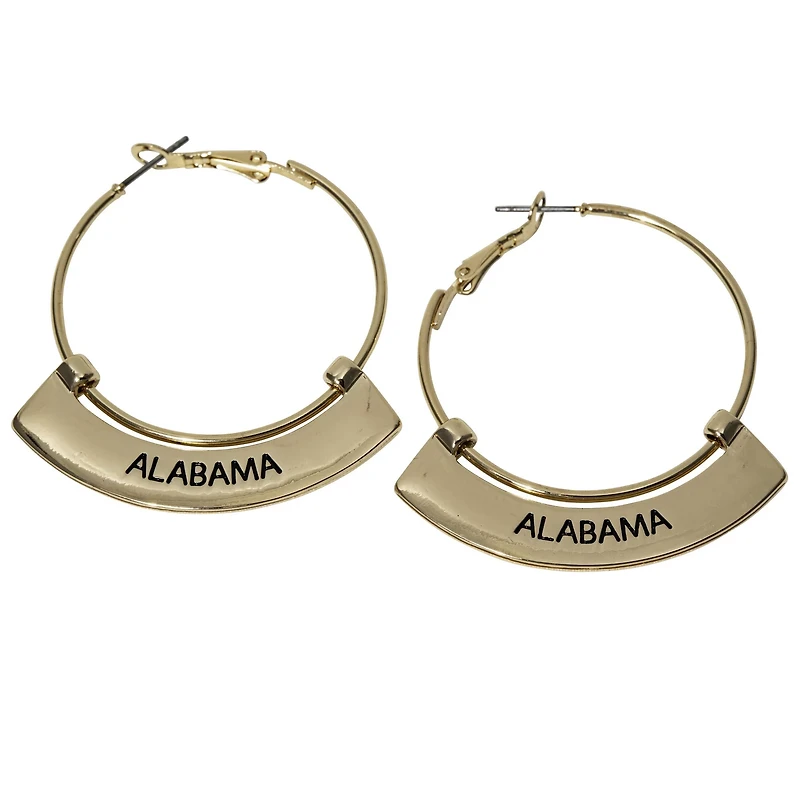 Alabama Crimson Tide Weller Hoop Earrings
