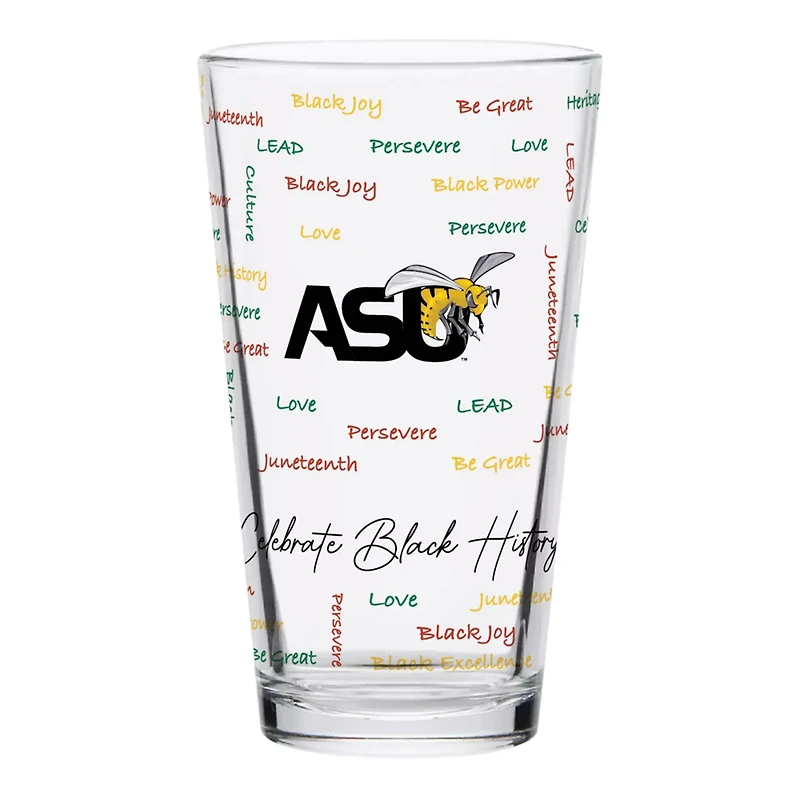 Alabama State Hornets 16oz Pint Glass