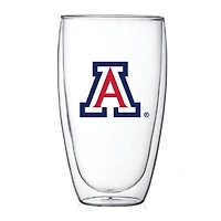 Arizona Wildcats 15oz Double Wall Thermo Glass
