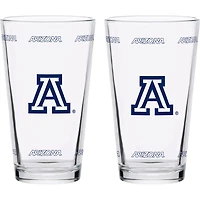 Arizona Wildcats Two-Pack Knockout 16oz Pint Glass Set