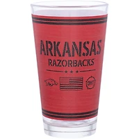 Arkansas Razorbacks 16oz OHT Military Appreciation Pint Glass