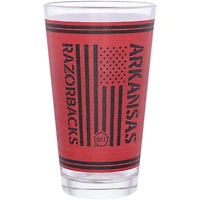 Arkansas Razorbacks 16oz OHT Military Appreciation Pint Glass