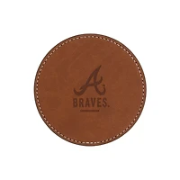 Atlanta Braves 4-Pack Faux Leather Coaster Set