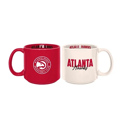 Atlanta Hawks 2-Pack 15oz Stackable Mug Set