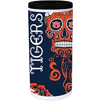 Auburn Tigers Dia Stainless Steel 12oz Slim Can Cooler