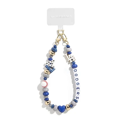 BaubleBar Los Angeles Dodgers Beaded Phone Charm