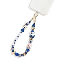 BaubleBar Los Angeles Dodgers Beaded Phone Charm