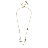 BaubleBar Oregon Ducks Delicate Spaced Charm Necklace