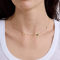 BaubleBar Oregon Ducks Delicate Spaced Charm Necklace