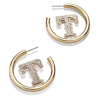 BaubleBar Texas Rangers Hoops Earrings