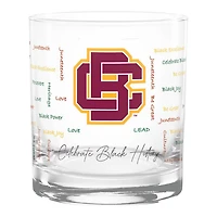 Bethune-Cookman Wildcats 14oz History Month Rocks Glass