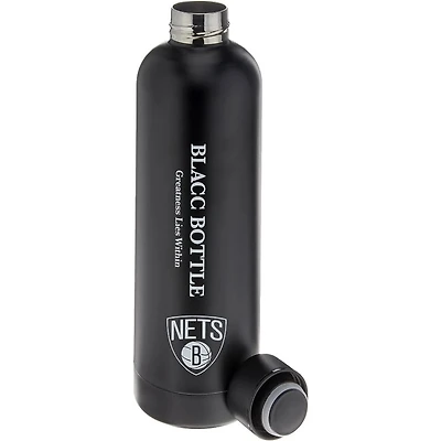 Blacc Bottle Brooklyn Nets 25oz Stainless Steel Water Bottle