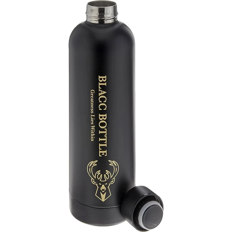 Blacc Bottle Milwaukee Bucks 25oz Stainless Steel Water Bottle
