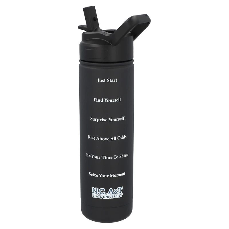 BLACC Bottle North Carolina AT Aggies 25oz Stainless Steel Water Bottle