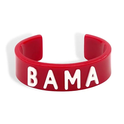 Brianna Cannon Alabama Tide Wordmark Cuff Bracelet
