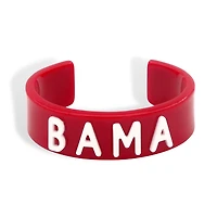 Brianna Cannon Alabama Tide Wordmark Cuff Bracelet