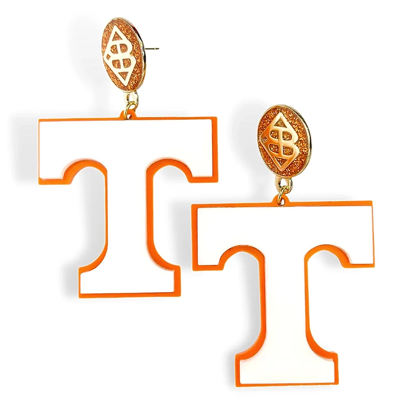 Brianna Cannon Tennessee Volunteers Large Logo Earrings