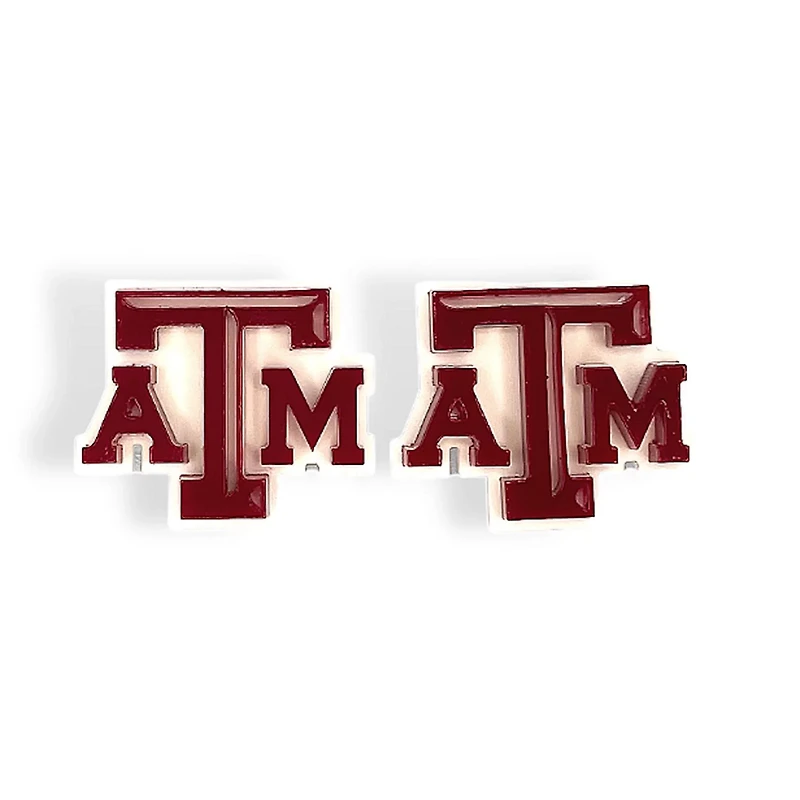 Brianna Cannon Texas AM Aggies Stud Logo Earrings