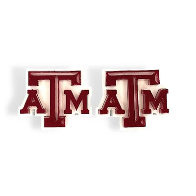 Brianna Cannon Texas AM Aggies Stud Logo Earrings