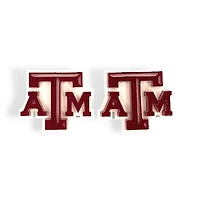 Brianna Cannon Texas AM Aggies Stud Logo Earrings