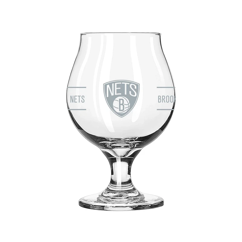 Brooklyn Nets 16oz Belgium Glass