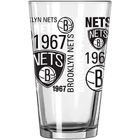 Brooklyn Nets 16oz Team Spirit Pint Glass