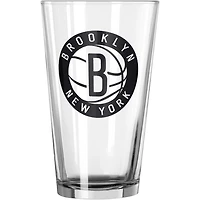 Brooklyn Nets 16oz Team Wordmark Game Day Pint Glass