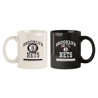 Brooklyn Nets 2-Pack 15oz Color Mug Set