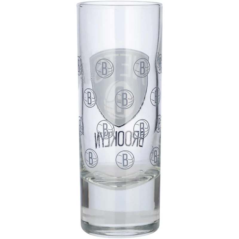 Brooklyn Nets 25oz Satin-Etched Tall Shot Glass