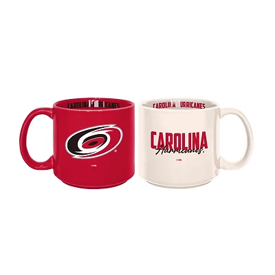 Carolina Hurricanes 2-Pack 15oz Stackable Mug Set