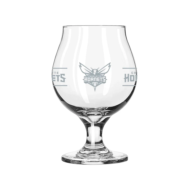 Charlotte Hornets 16oz Belgium Glass