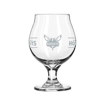 Charlotte Hornets 16oz Belgium Glass