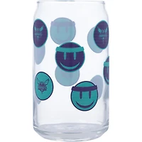 Charlotte Hornets 16oz Smiley Can Glass
