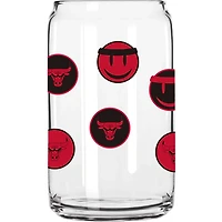 Chicago Bulls 16oz Smiley Can Glass