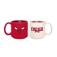 Chicago Bulls 2-Pack 15oz Stackable Mug Set