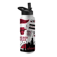 Chicago Bulls 34oz Native Quencher Bottle