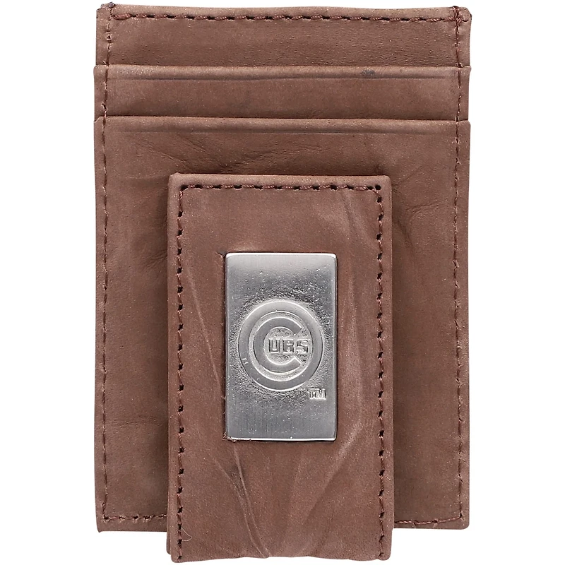 Chicago Cubs Leather Front Pocket Wallet