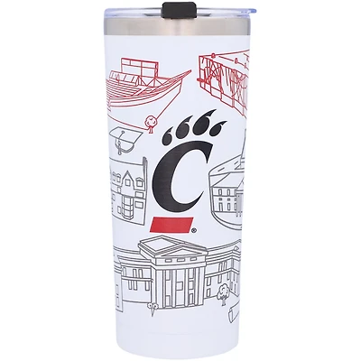 Cincinnati Bearcats 24oz Campus Tumbler