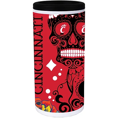 Cincinnati Bearcats Dia Stainless Steel 12oz Slim Can Cooler