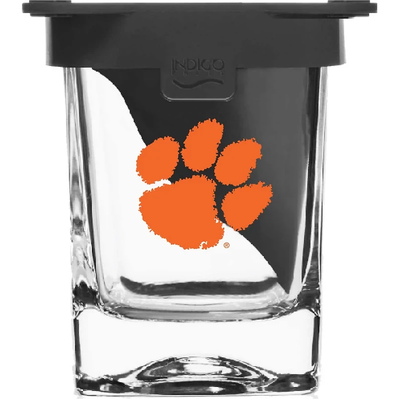 Clemson Tigers 10oz Ice Wedge Glass