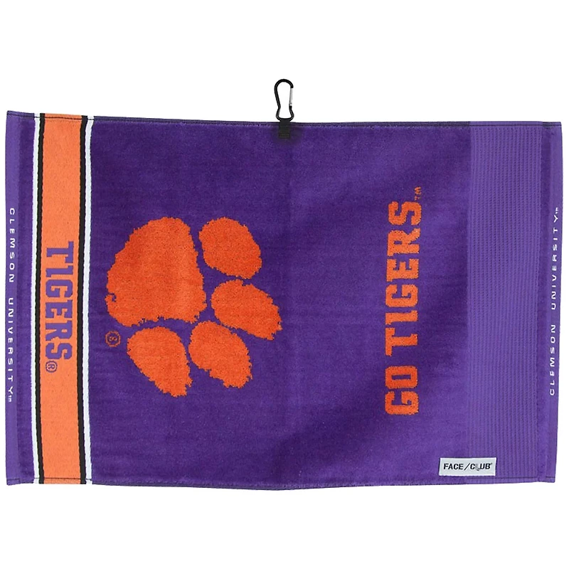 Clemson Tigers 16" x 24" Face Club Jacquard Towel