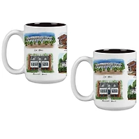Clemson Tigers 2-Pack 15oz Laura Wilcox University Mug Set