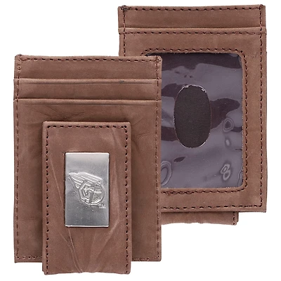 Cleveland Guardians Leather Front Pocket Wallet