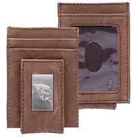 Cleveland Guardians Leather Front Pocket Wallet