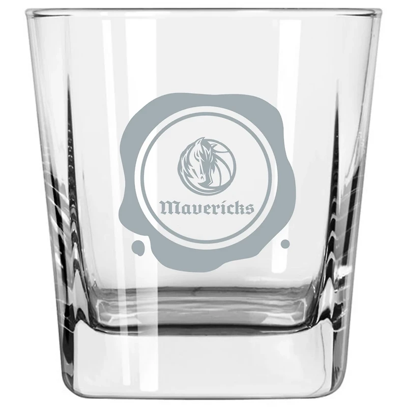Dallas Mavericks 14oz Frost Stamp Old Fashioned Glass