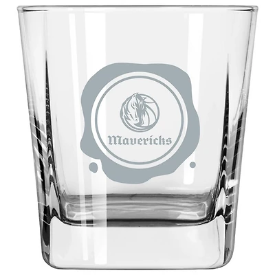 Dallas Mavericks 14oz Frost Stamp Old Fashioned Glass