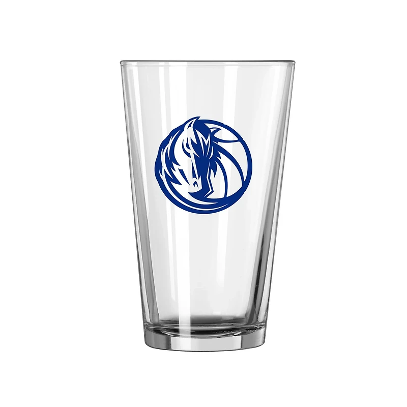 Dallas Mavericks 16oz Team Wordmark Game Day Pint Glass